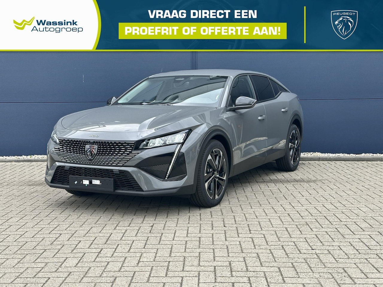 Peugeot 408 - 1.2 HYbrid 145pk e-DCS6 Allure | 8 Jaar Fabrieksgarantie | Navigatie | Parkeersensoren voo - AutoWereld.nl