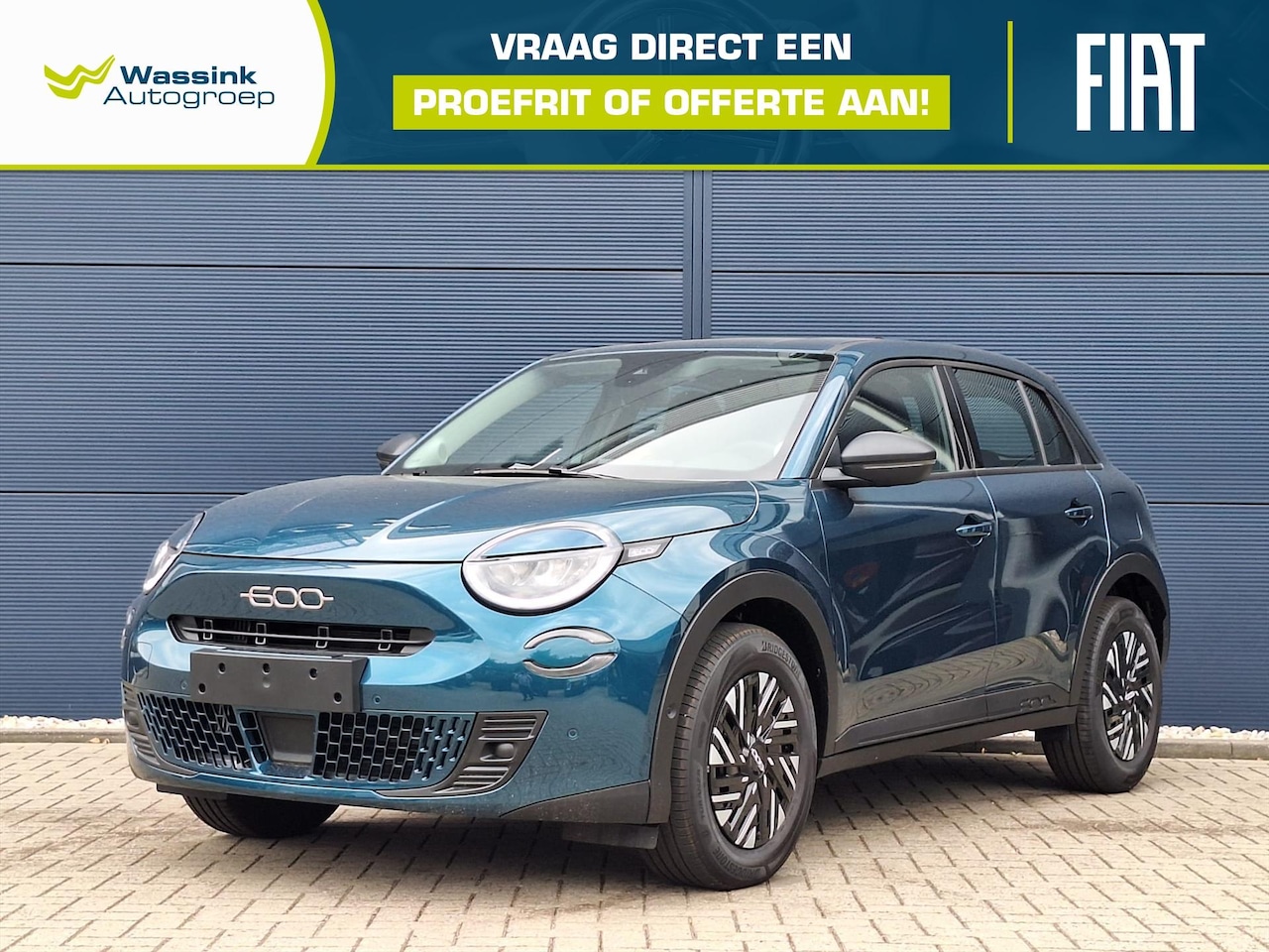 Fiat 600 - 1.2 Hybrid Turbo Charged 110pk Aut Urban | Cruise Control | Apple CarPlay/ Android Auto | - AutoWereld.nl