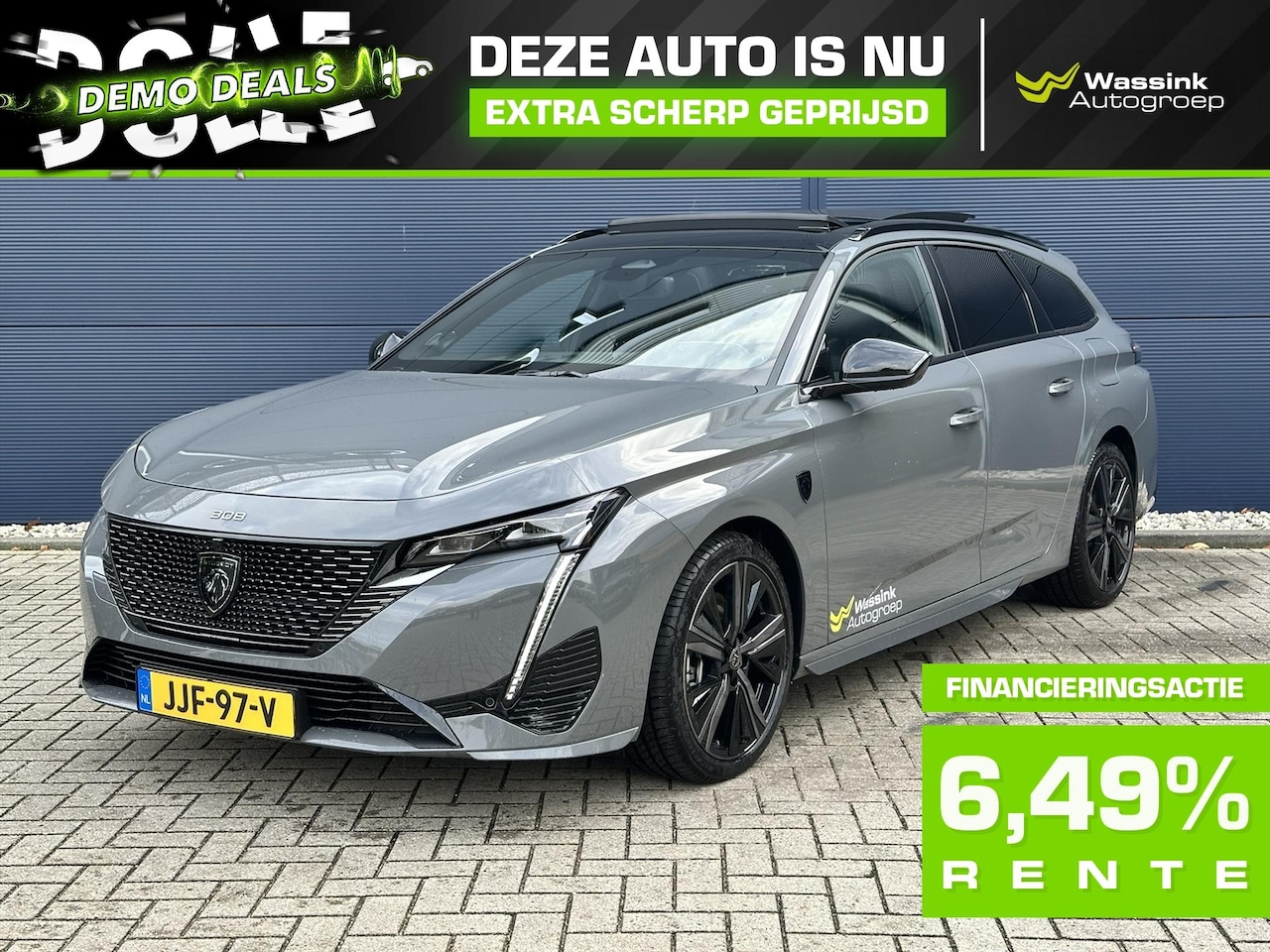 Peugeot 308 SW - 1.6 HYbrid 195pk e-DCS7 GT | Focal | Led Matrix | Schuif /kantel dak | 8 JAAR GARANTIE | 7 - AutoWereld.nl