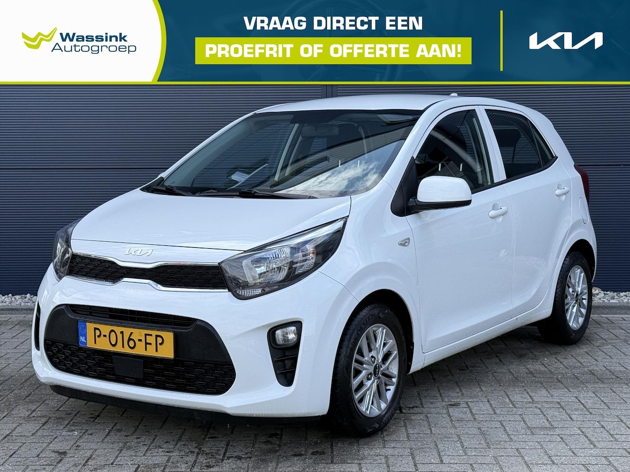 Kia Picanto - 1.0 MPi 67pk 4-zits DynamicLine | Airco | Carplay / Android Auto | Camera | Lage km! - AutoWereld.nl