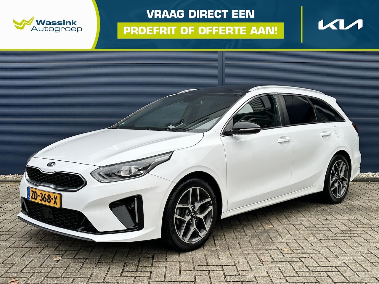 Kia Cee'd Sportswagon - Ceed Sw 1.0 T-GDi 120pk GT-Line I Schuif- & Kanteldak I Trekhaak I Stoel- & Stuurverwarmin - AutoWereld.nl