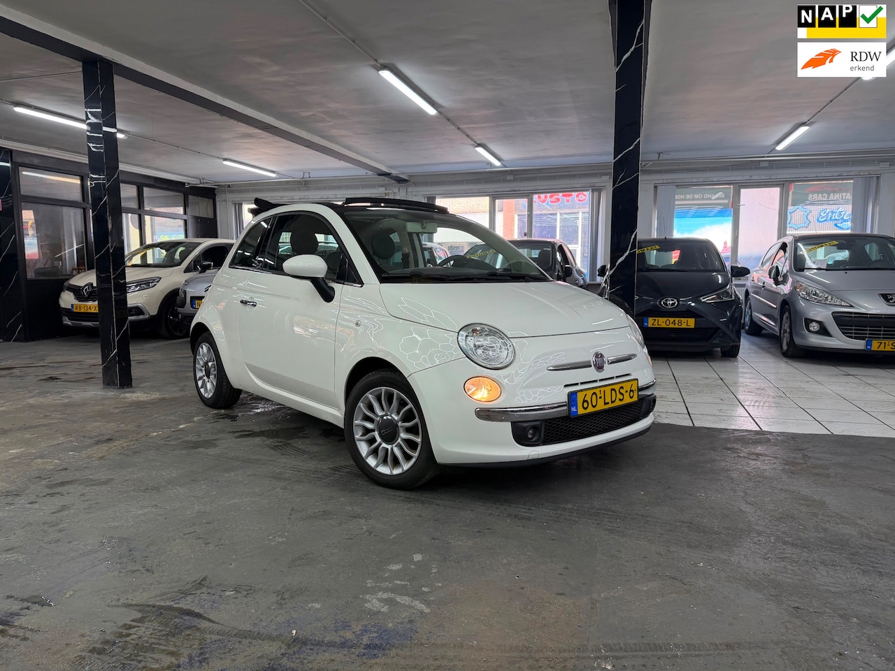 Fiat 500 C - 1.2 Lounge Automaat | Airco | Cabrio - AutoWereld.nl