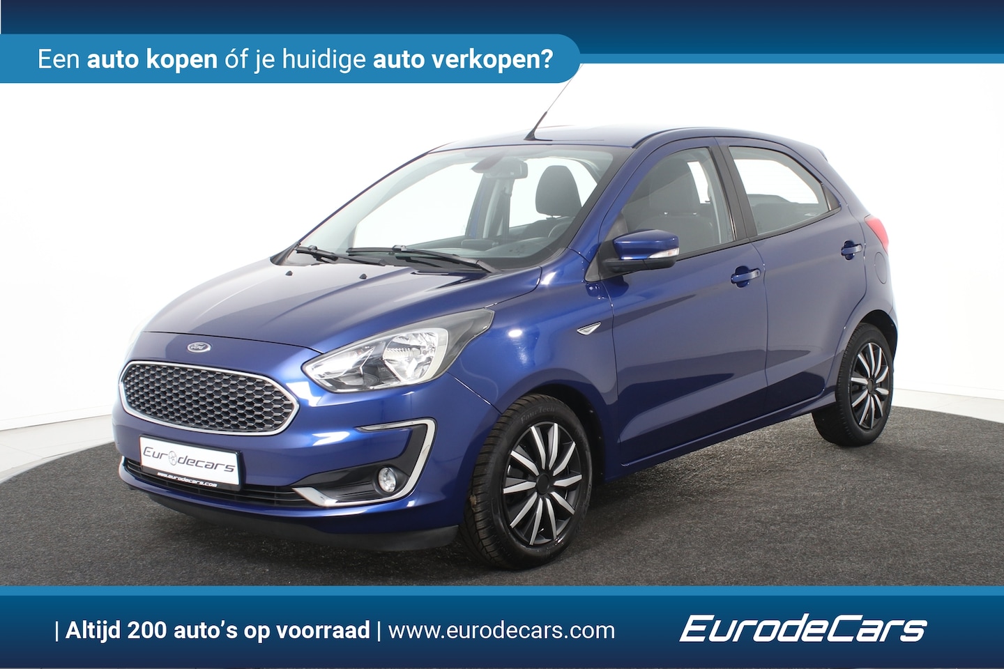 Ford Ka - 1.2 Trend Ultimate *Navigatie*PDC*Stoelverwarming*Carplay* - AutoWereld.nl