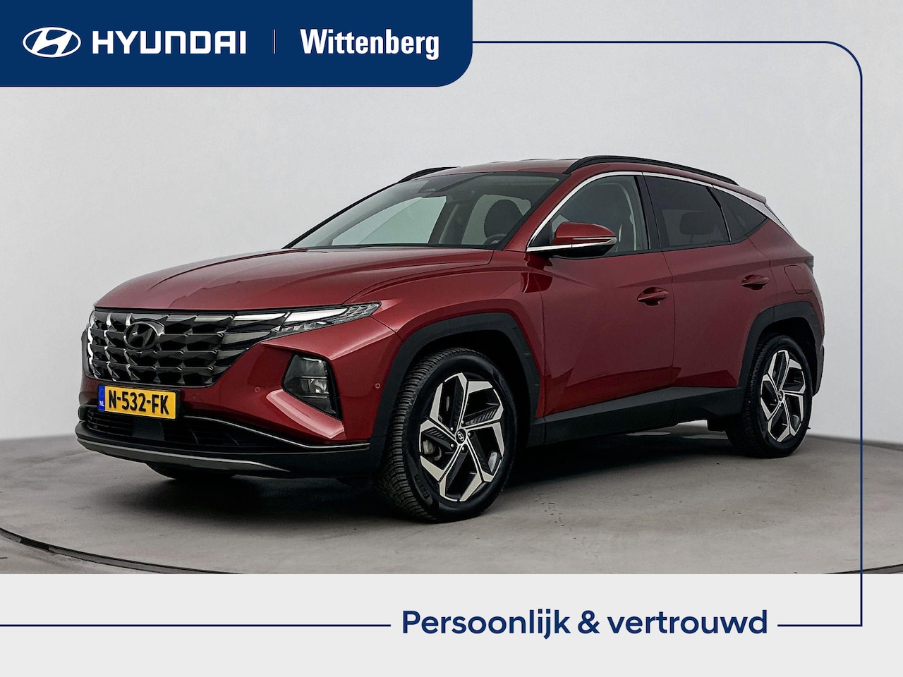 Hyundai Tucson - 1.6 T-GDI HEV Premium | Leer | Stoel + stuurverwarming | Trekhaak | Trekgewicht 1650kg | M - AutoWereld.nl