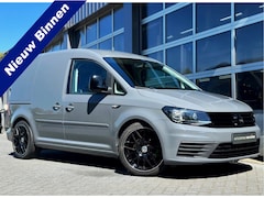 Volkswagen Caddy - 2.0 TDI L1H1 | 150pk | Black Line | Betongrijs | Leer | Stoelverwarming | Spoiler | LM vel