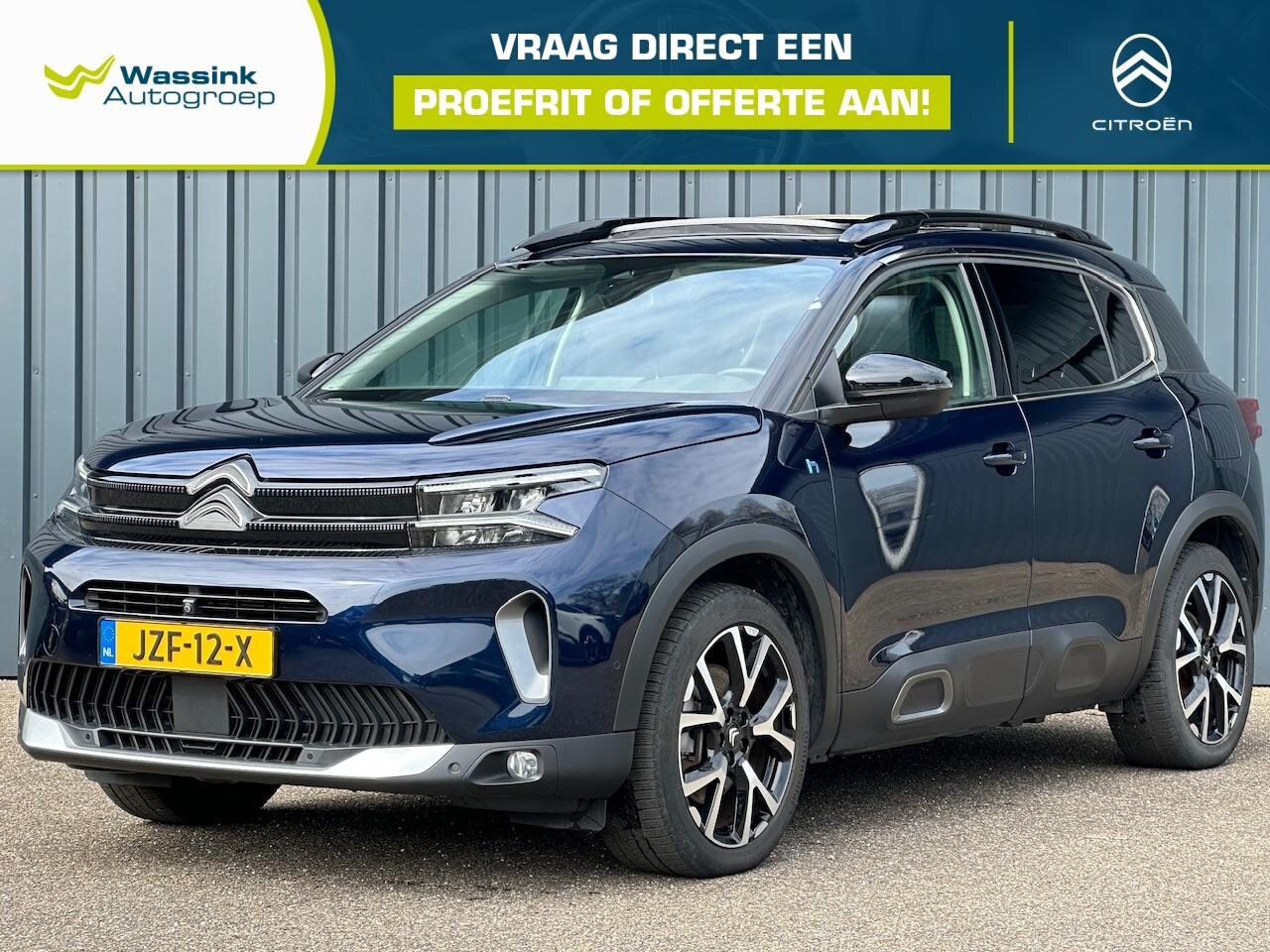 Citroën C5 Aircross - 1.6 Hybrid 225pk EAT8 Shine I Schuif/kanteldak I19"Inch I Adaptieve Cruise I Camera 360* I - AutoWereld.nl