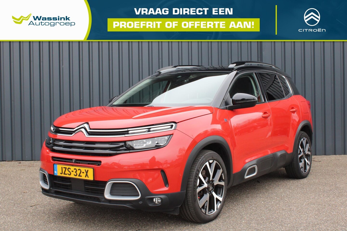 Citroën C5 Aircross - 1.6 Hybrid 225pk EAT8 Shine Stoelverwarming | Adaptive Cruise | Camera | DAB | Carplay | E - AutoWereld.nl