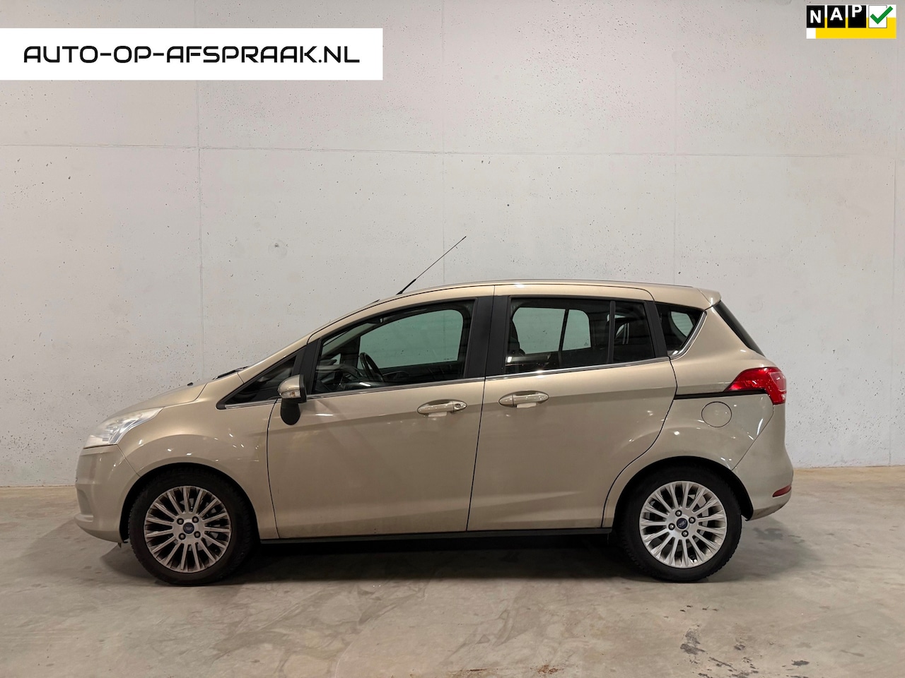 Ford B-Max - 1.0 EcoBoost Titanium Navi Camera Cruise Clima Trekhaak PDC - AutoWereld.nl
