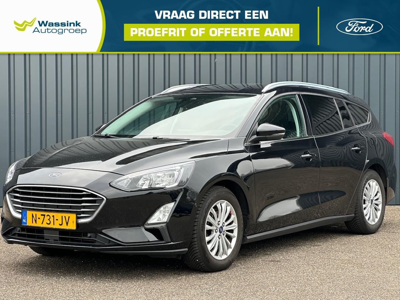 Ford Focus Wagon - 1.0 EcoBoost 125pk Aut Titanium X Business I All Season I Winterpakket I Adaptieve Cruise - AutoWereld.nl