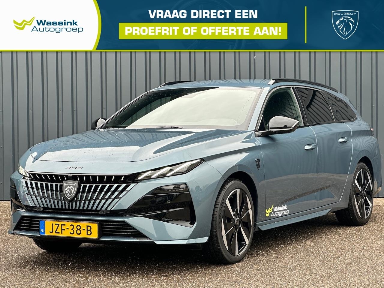 Peugeot e-308 SW - EV 54kWh 156pk GT I AGR Alcantara Stoel I Adaptieve Cruise I 360* Camera I Elekt. Klep I S - AutoWereld.nl
