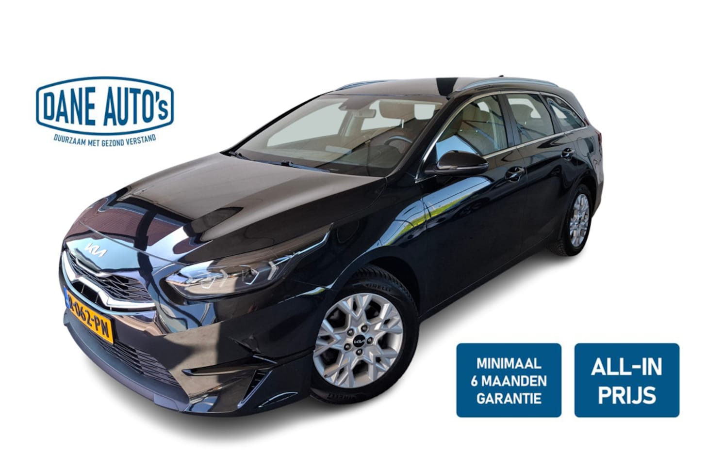 Kia Cee'd Sportswagon - Ceed 1.0 T-GDi DynamicLine | BRUIN LEDER - RIJKLAARPRIJS - AutoWereld.nl