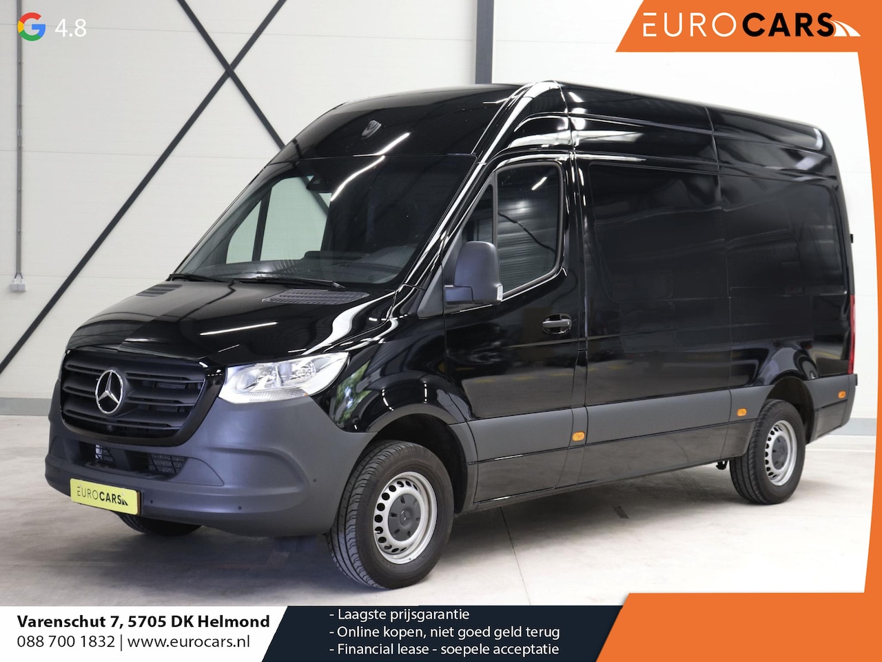 Mercedes-Benz Sprinter - 315 CDI Automaat L2H2 PRO Airco MBUX Navigatie Adaptive Cruise Control Leder PDC VA + Came - AutoWereld.nl