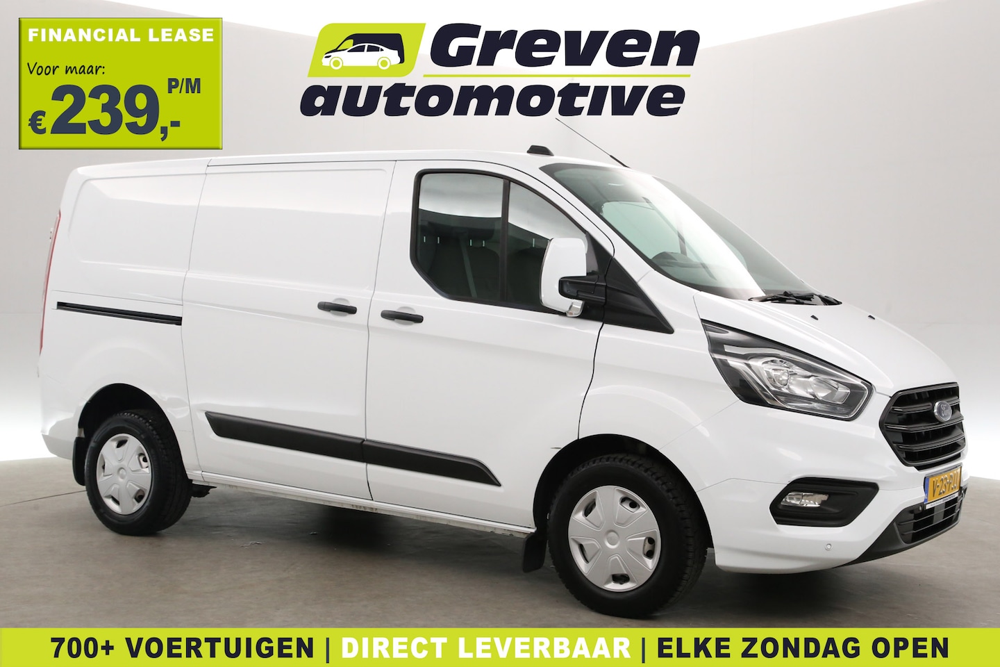 Ford Transit Custom - 2.0 TDCI L1H1 | Airco | Cruise | 3 Zits | Trekhaak | Parkeersens. - AutoWereld.nl