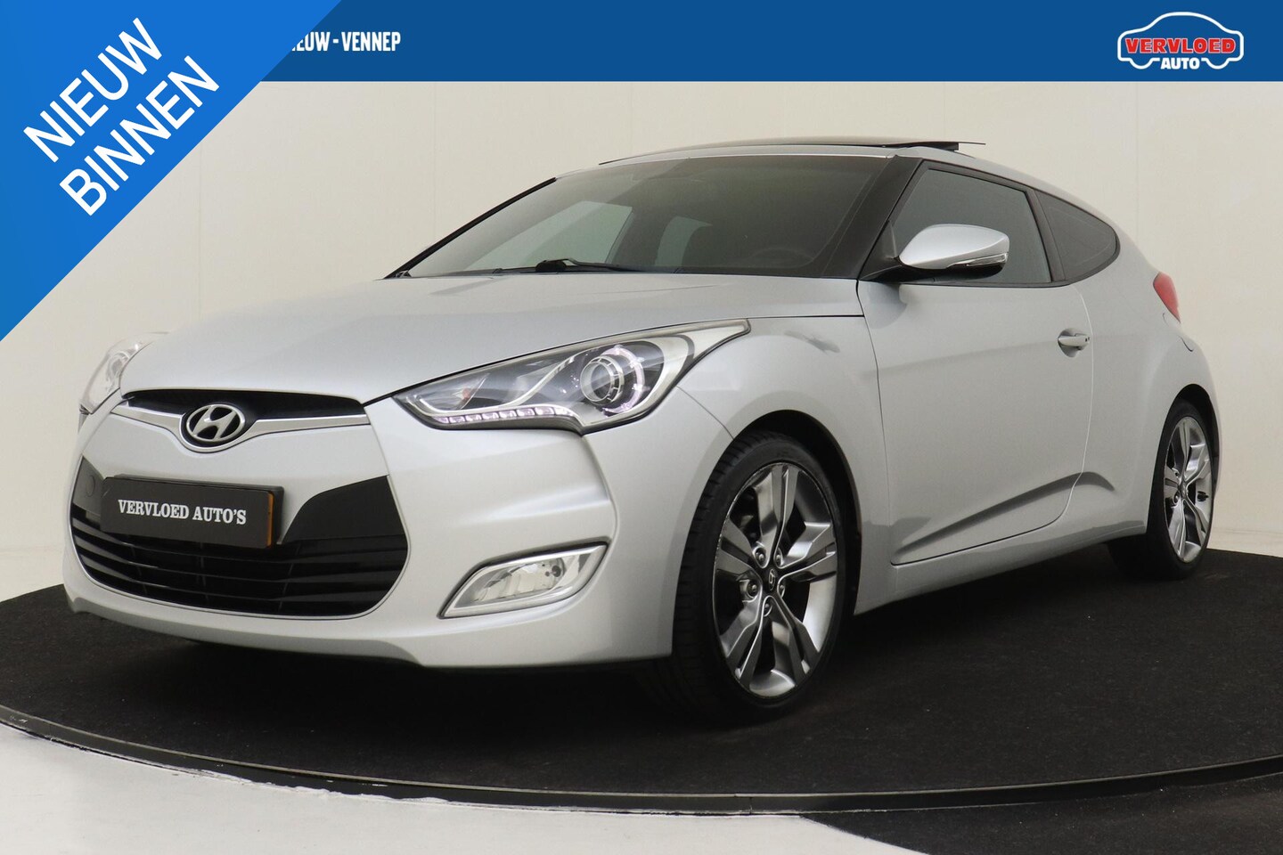 Hyundai Veloster - 1.6 GDI/140PK I-CATCHER -PANO.DAK|CRUISE|LEDER|KEYLESS|CAMERA|STOELVERWARMING|18" - AutoWereld.nl