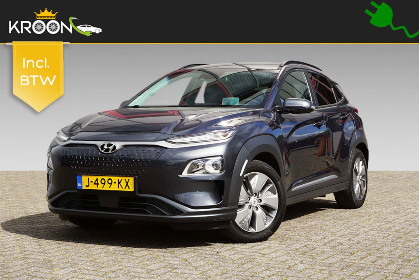Hyundai Kona Electric - EV Fashion 64kWh 3-Fase SOH 95% Warmtepomp - AutoWereld.nl