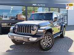 Jeep Wrangler Unlimited - 4xe 380 Sahara|Leder|360|ACC|Stuur & stoelverwarming|Led