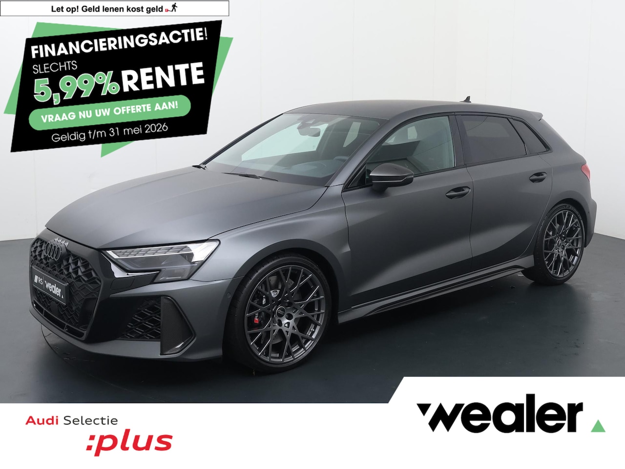 Audi RS3 - Sportback 2.5 TFSI Quattro | 400 PK | Matrix LED lampen | RS Schaalstoelen | Audi Exclusiv - AutoWereld.nl