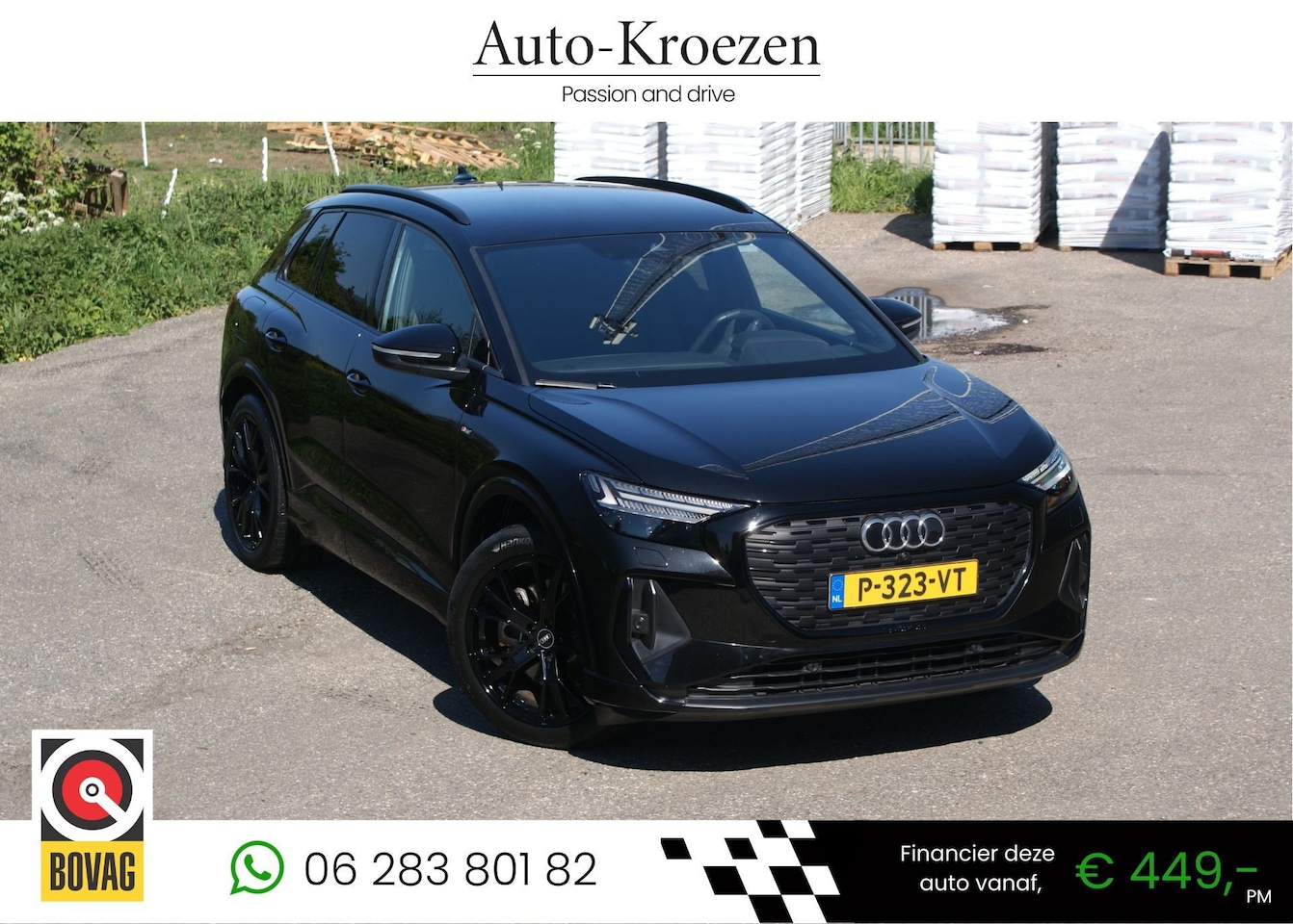 Audi Q4 e-tron - 40 Launch edition S Competition 77 kWh | S Line | SOH 94,7% | Camera | - AutoWereld.nl