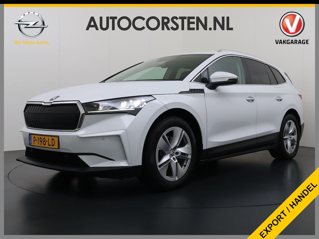 Skoda Enyaq iV - 80 82kwh 204PK Camera 1/2 Leer Apple Carplay Android Warmtepomp First Edition Navi 3-Zone- - AutoWereld.nl
