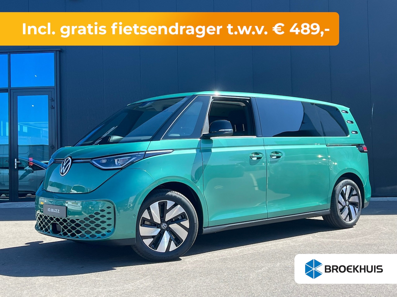 Volkswagen ID. Buzz - Pro Bulli Limited Edition 86 kWh LWB 7p. | 2 stoelen op derde rij | Achterbank 3-persoons - AutoWereld.nl