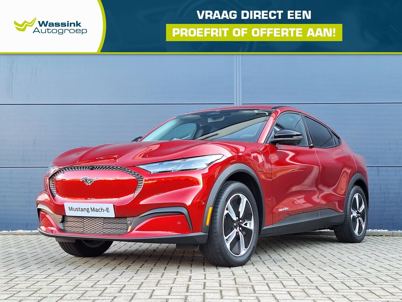 Ford Mustang Mach-E - RWD 72,6kWh 269pk I Adaptive Cruise Control I Camera I Leer I Voorraad! - AutoWereld.nl