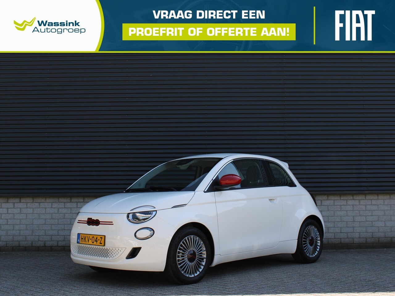 Fiat 500 - 24kWh 95pk Red I Pack Comfort I Pack Style I Navigatie I Cruise Control I Lichtmetalen Vel - AutoWereld.nl