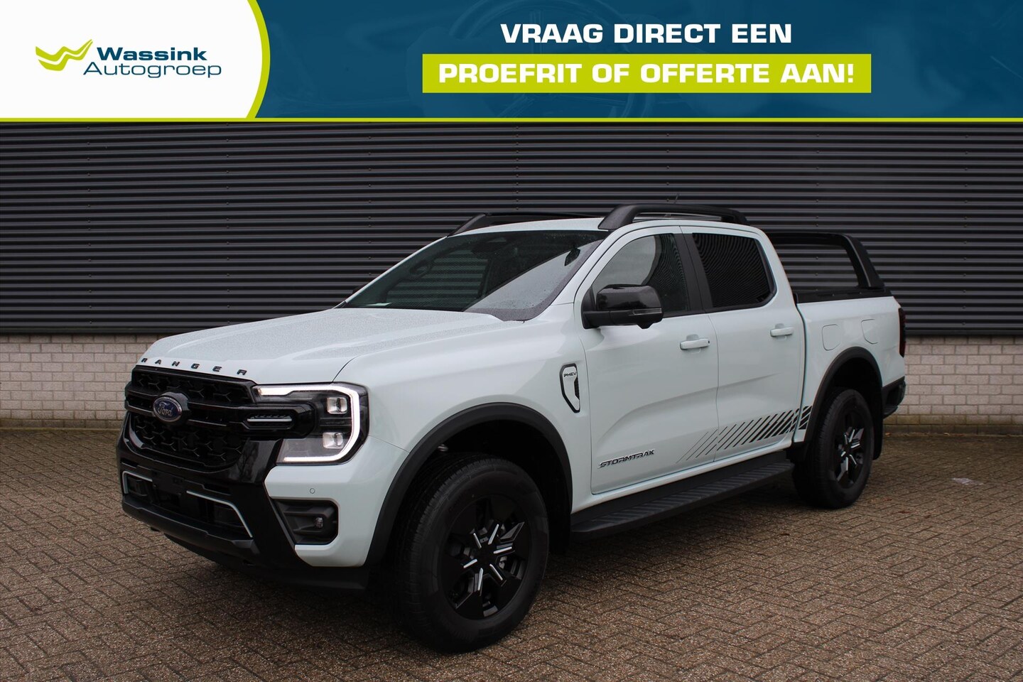 Ford Ranger - Stormtrak Double Cab 2.3 PHEV 278pk Automaat I Trekhaak I Power Rollertop I 360 Camera I A - AutoWereld.nl