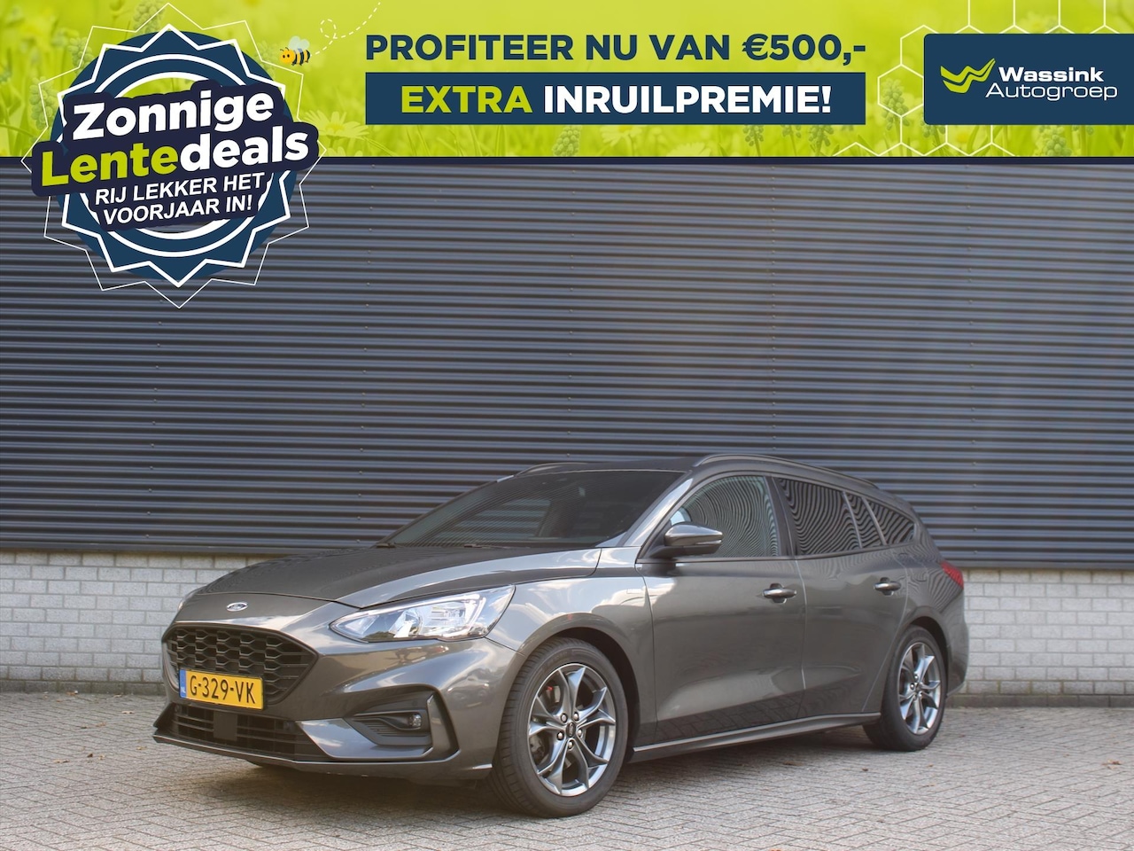 Ford Focus Wagon - ST-Line Business 125pk I LENTEDEALS | Adaptive Cruise Control I Navigatie I Parkeersensore - AutoWereld.nl