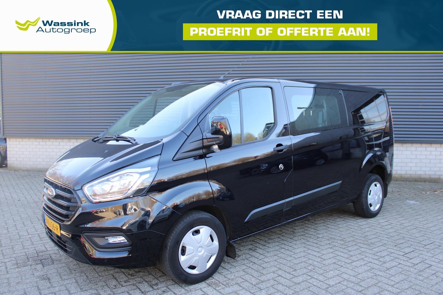 Ford Transit Custom - Dubbel Cabine Trend 2.0 TDCi 130PK 320 L2H1 Automaat I 6-Zitplaatsen I Navigatie I Cruise - AutoWereld.nl