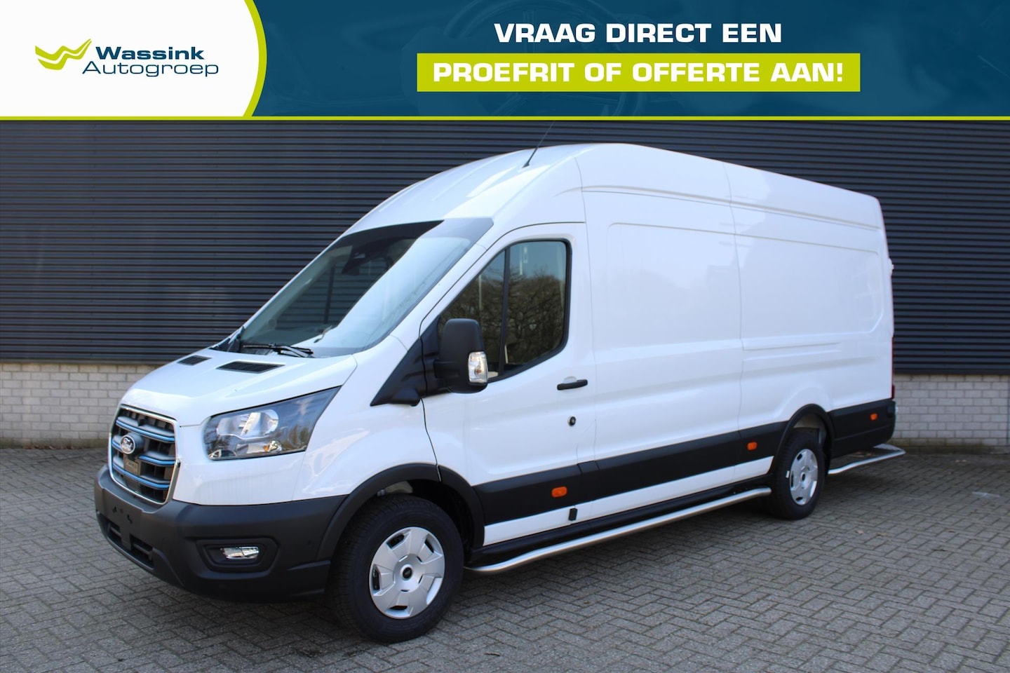 Ford E-Transit - Trend SUBCO 350 L4H3 68kWh 184pk RWD I Subco Inrichting I Sidebars I Backbar I Camera I St - AutoWereld.nl