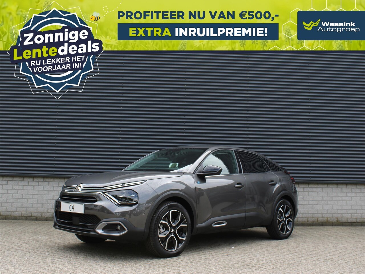 Citroën Ë-C4 - EV 50kWh 136pk Max I Adaptive Cruise Control I Apple Carplay/Android Auto I Camera I Navig - AutoWereld.nl
