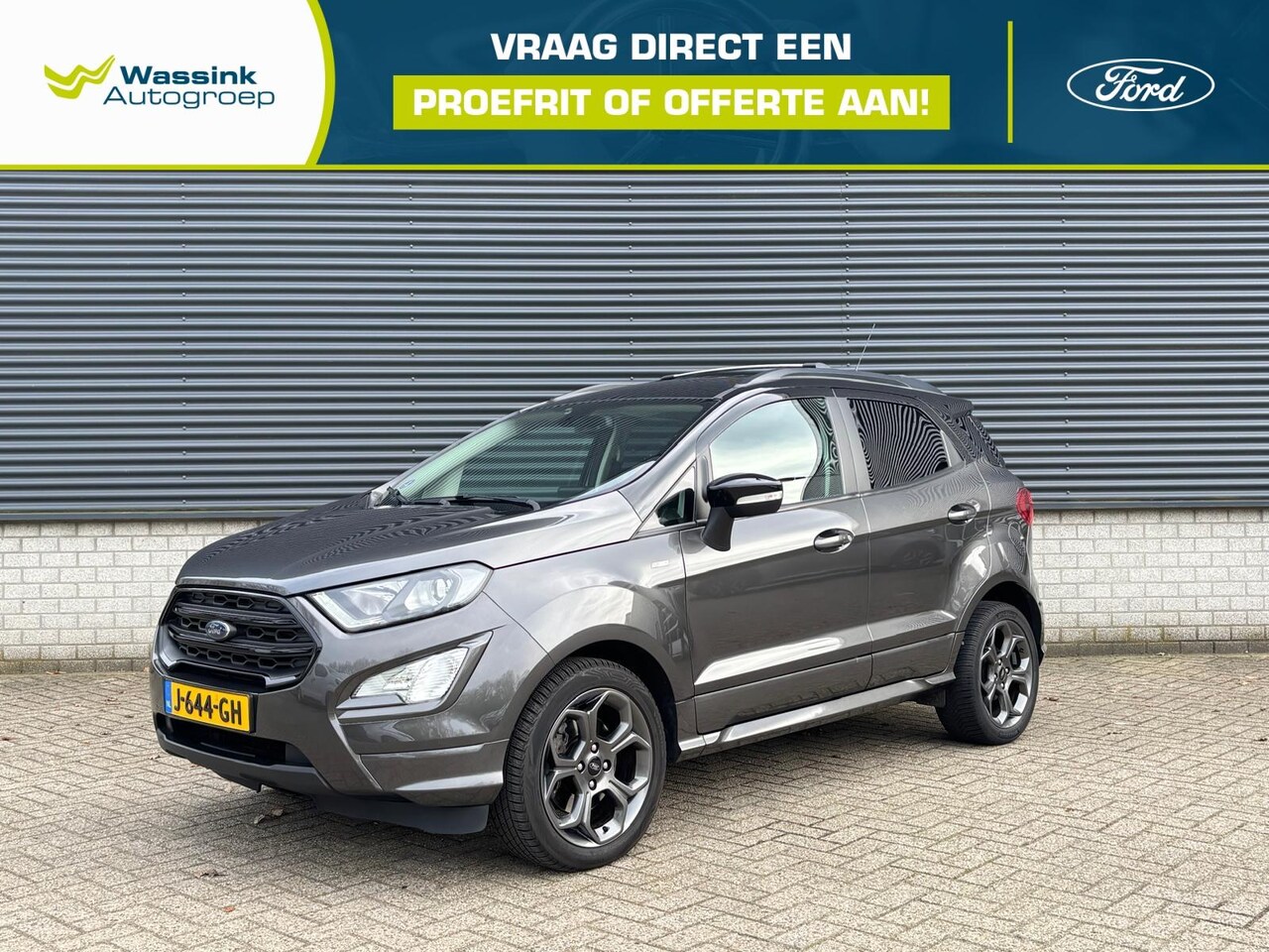 Ford EcoSport - 1.0 EcoBoost 125pk AUT ST-Line Black | Keyless Entry | Cruise Control | Navigatie | Winter - AutoWereld.nl