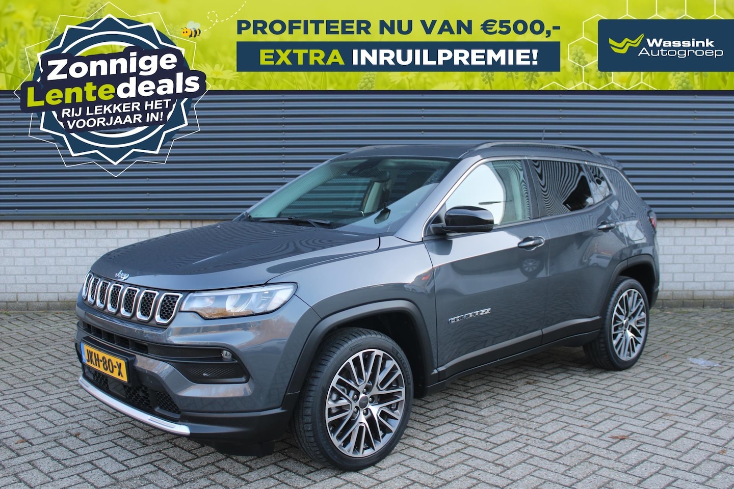 Jeep Compass - 4XE 190pk Aut Limited Business I Parkeer Camera I Cruise Control I Climate Control I - AutoWereld.nl