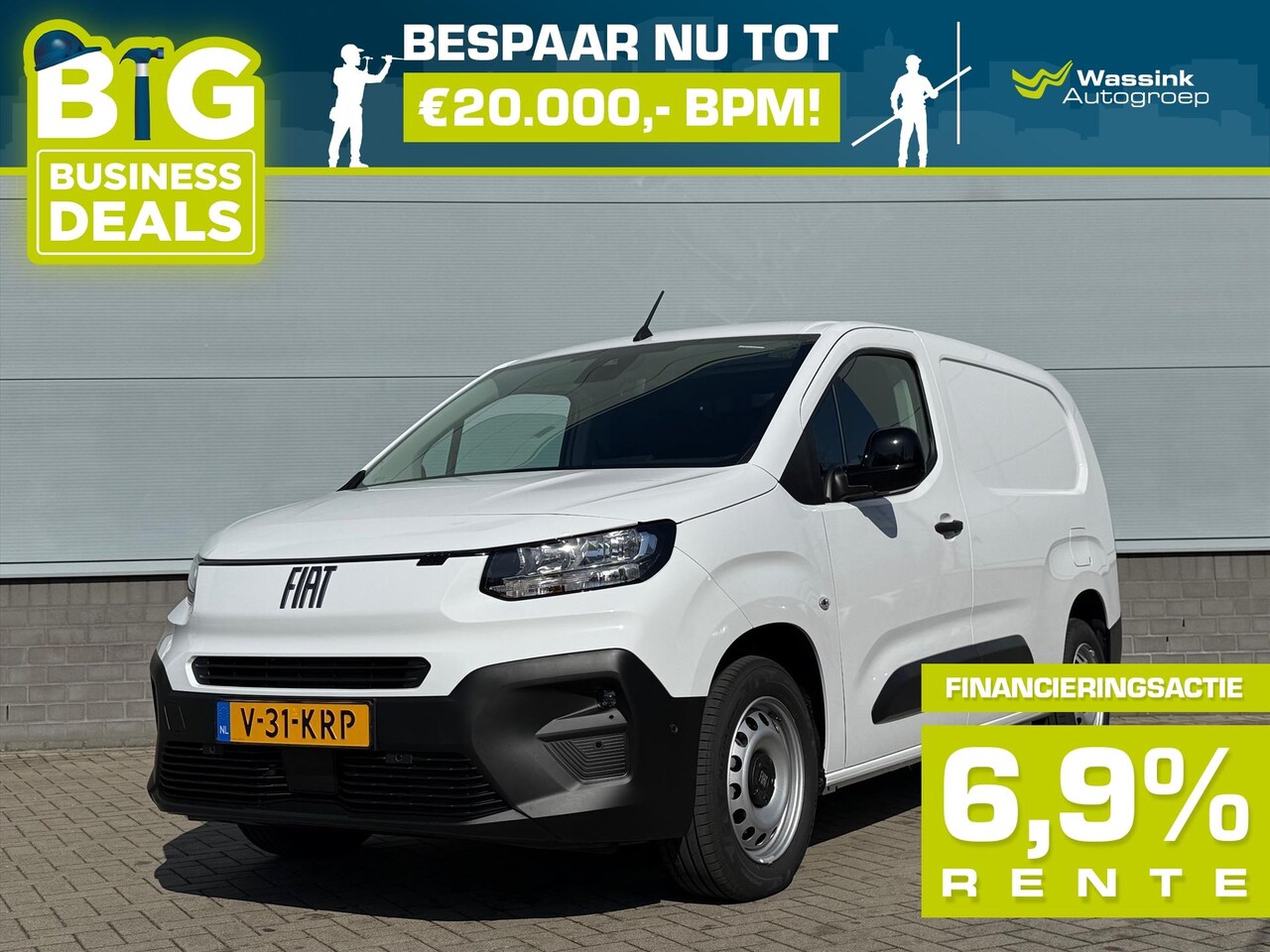 Fiat Doblò Cargo - New GB 1.5 BlueHDi 100pk L2 | Trekhaakvoorbereiding | Reservewiel | Cruise Control | Betim - AutoWereld.nl