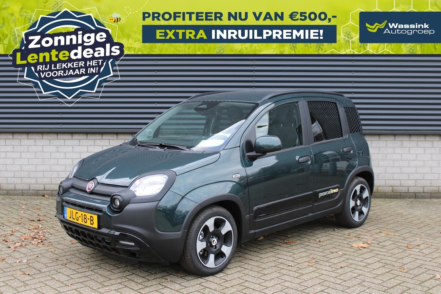 Fiat Panda - Pandina Hybrid 70pk I Airconditioning I Cruise Control I Apple Carplay/Android Auto I Park - AutoWereld.nl