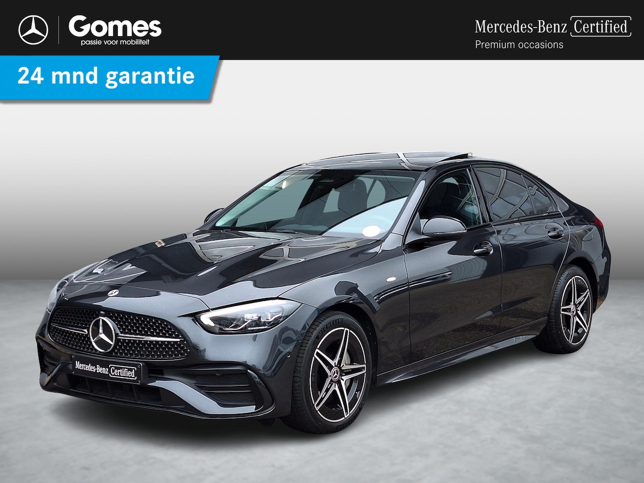 Mercedes-Benz C-klasse - 300 e AMG Line | Night Pakket |  Panoramadak | Memory pakket | Achteruitrijcamera | Sfeerv - AutoWereld.nl