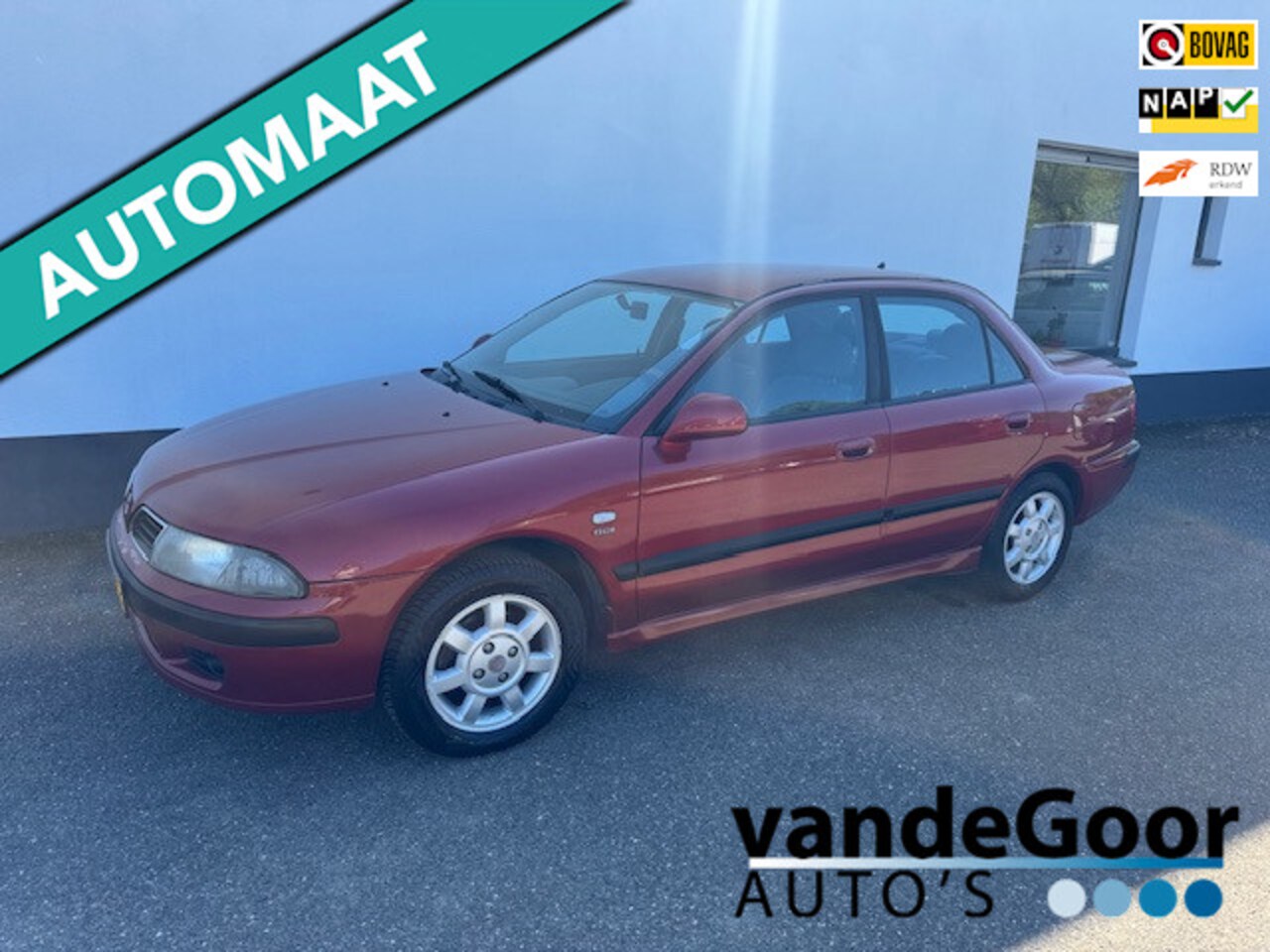 Mitsubishi Carisma - 1.8 GDI Elegance 1.8 GDI Elegance, '99, aut., airco, cruise, met een jaar apk ! - AutoWereld.nl