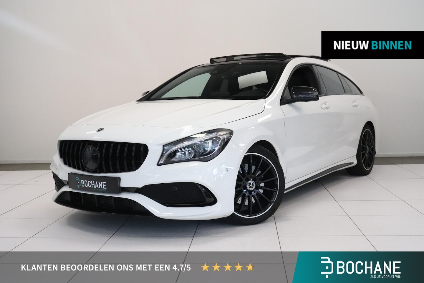 Mercedes-Benz CLA-klasse Shooting Brake - 250 Prestige | AMG line | Panoramadak | Camera | AppleCarplay | Trekhaak | - AutoWereld.nl