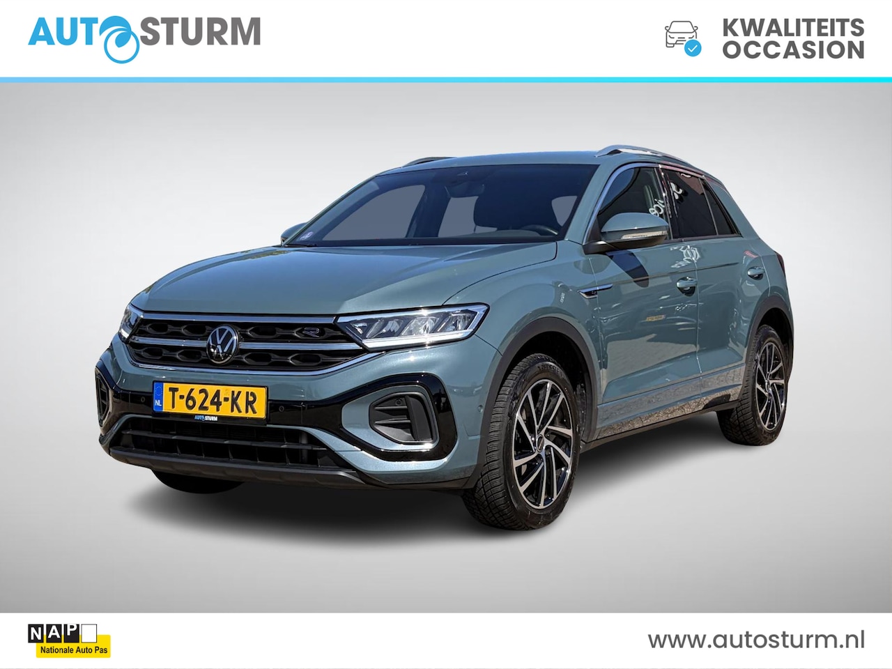 Volkswagen T-Roc - 1.5 TSI R-Line NL-Auto incl. Trekhaak! - AutoWereld.nl