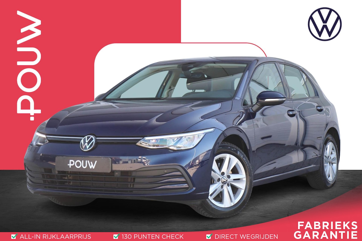 Volkswagen Golf - 1.0 eTSI 110pk DSG Life | Navigatie | App Connect | Parkeersensoren - AutoWereld.nl