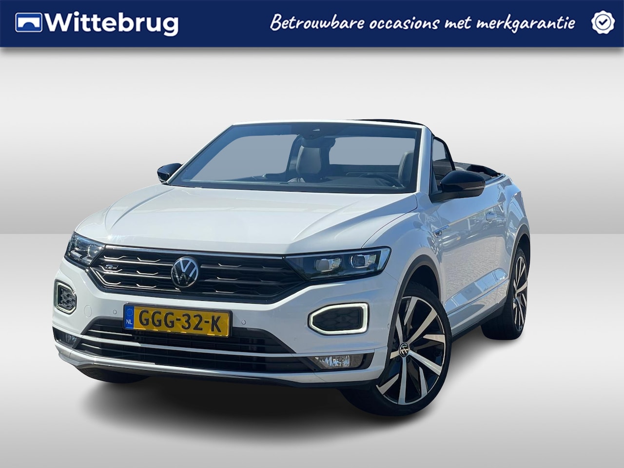 Volkswagen T-Roc Cabrio - 1.5 TSI 150PK DSG R-Line / Trekhaak / Leer / Black Style / 19'' LMV / VW - AutoWereld.nl