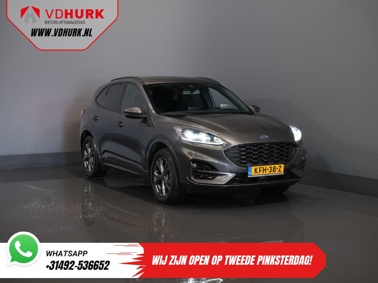 Ford Kuga - 2.5 PHEV 225 pk ST-Line LED/ Head-Up/ Adapt.cruise/ Keyless/ Elek.klep/ Stoelverw/ Stuurve - AutoWereld.nl
