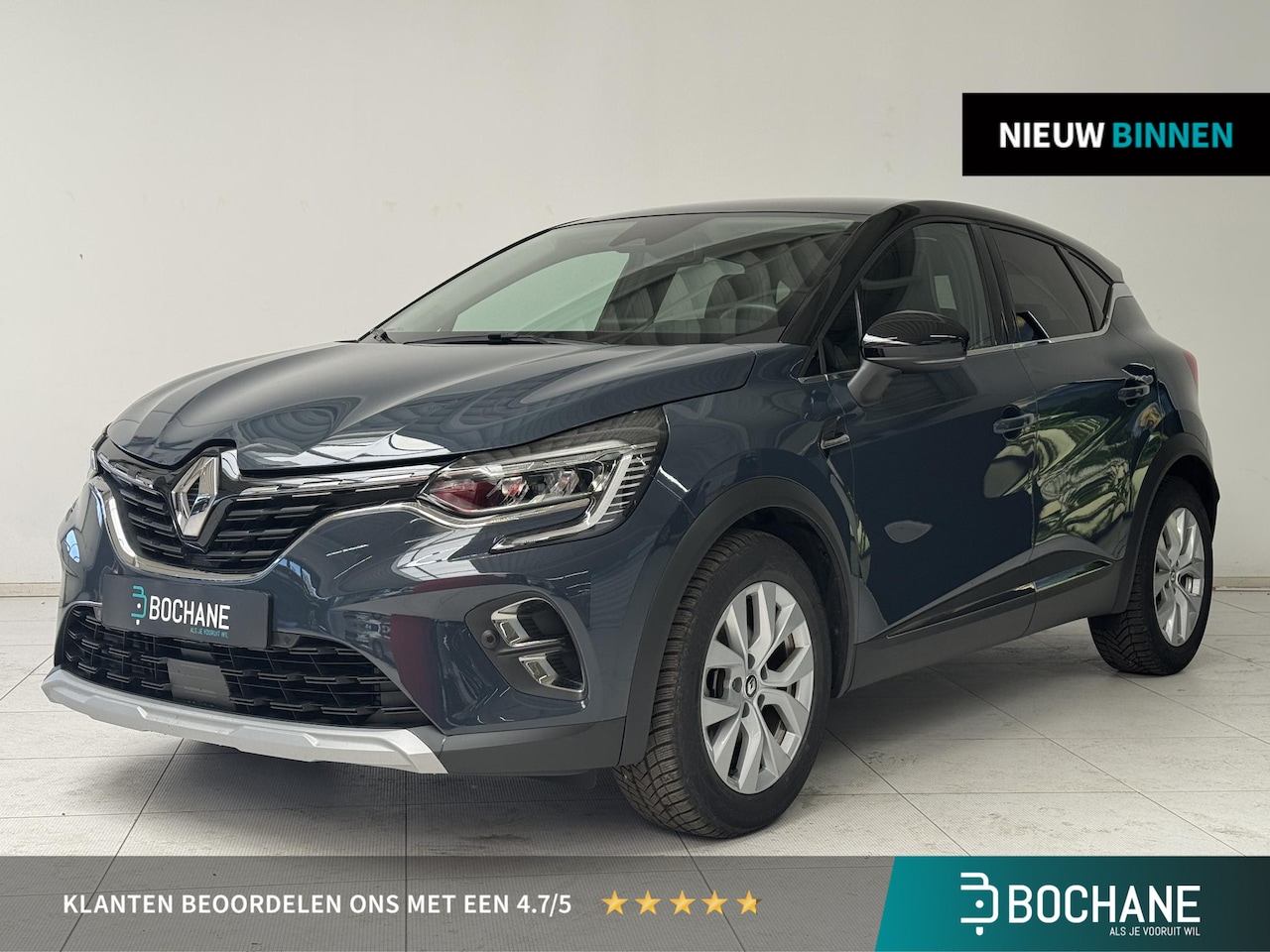 Renault Captur - 1.6 E-Tech Hybrid 145 Intens | Achteruitrijcamera | Navigatie | Climate Control | Parkeers - AutoWereld.nl