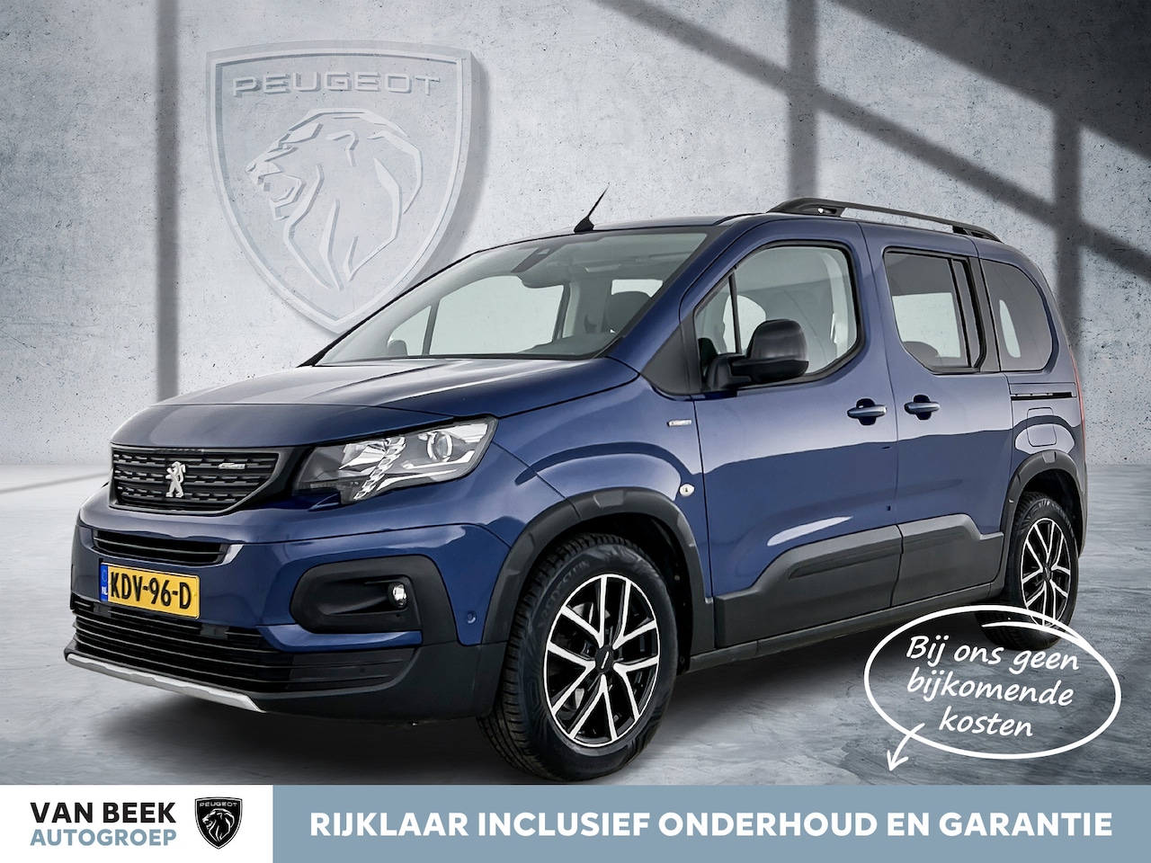 Peugeot Rifter - 130 pk Automaat GT-Line | Rijklaar | - AutoWereld.nl
