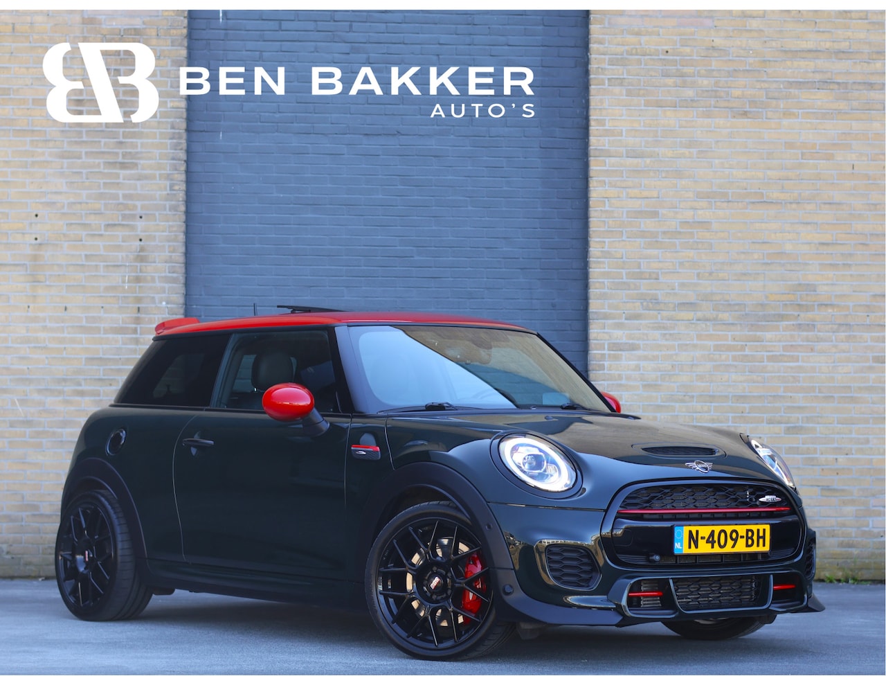 MINI John Cooper Works - Mini 2.0 Chili Rebel Green | Harman/Kardon | Pano | HUD | Automaat - AutoWereld.nl