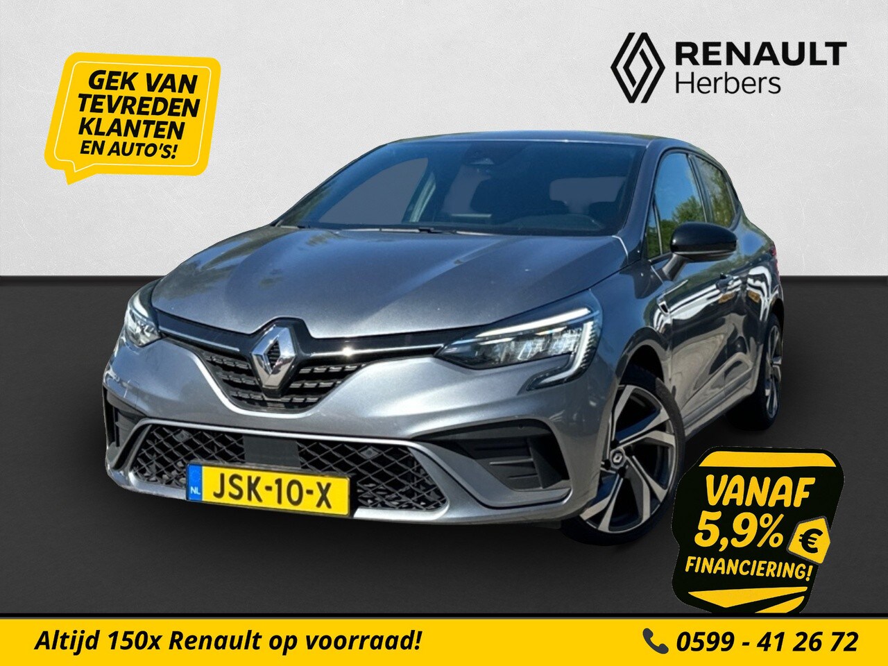 Renault Clio - 1.0 TCe 90 R.S. Line GROOT NAVI / LEER / STOEL VERW. / CAMERA / CLIMATE - AutoWereld.nl