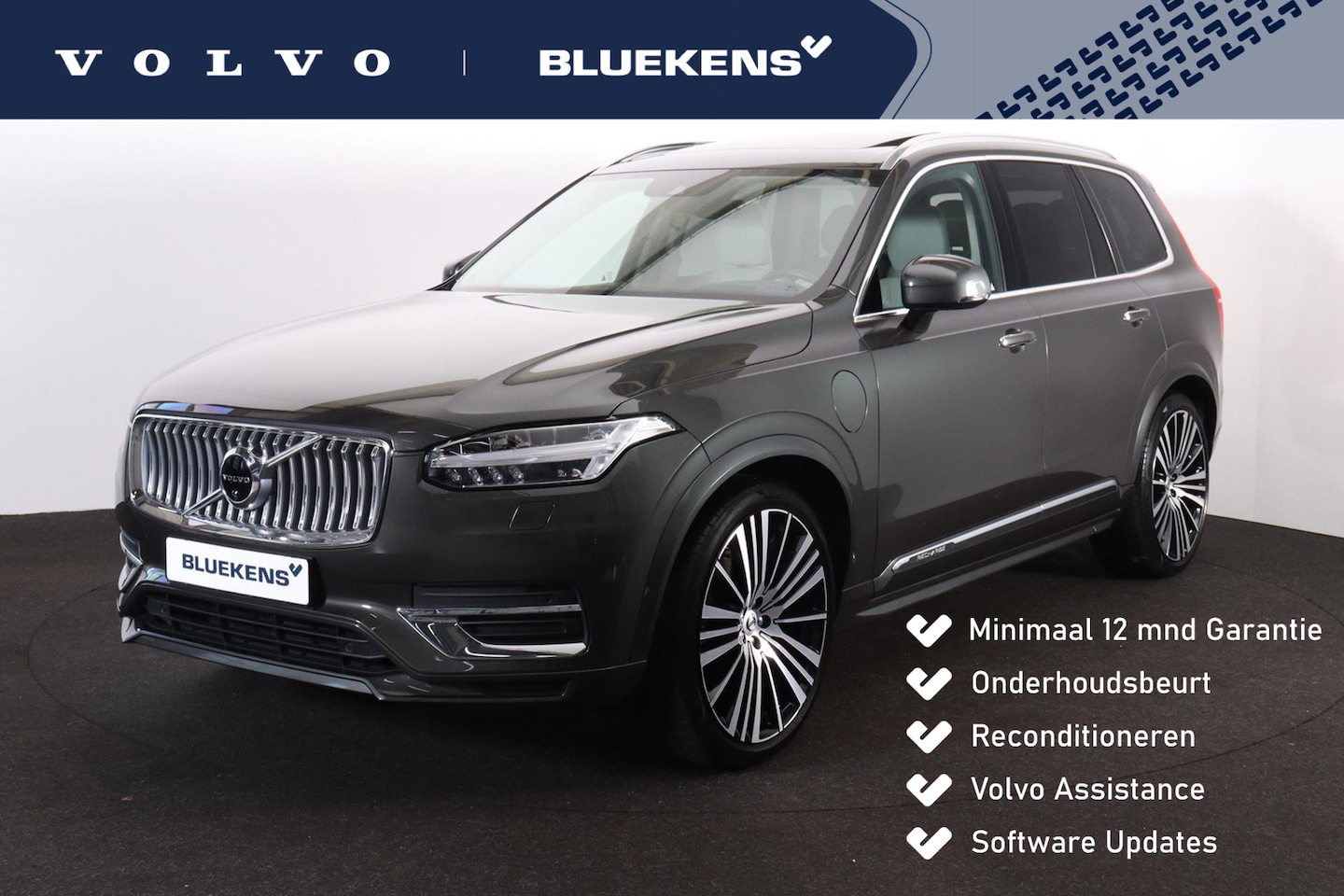 Volvo XC90 - T8 Recharge AWD Ultimate Bright - Luchtvering - Panoramisch schuif-/kanteldak - Intellisaf - AutoWereld.nl
