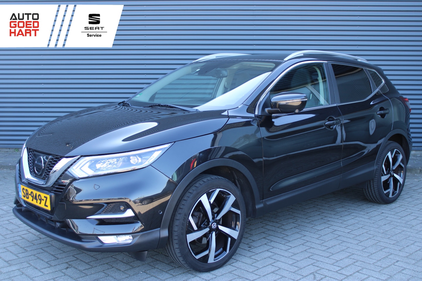 Nissan Qashqai - 1.2 Tekna + Trekhaak Cruise Full-LED NAVI PANO PDC 360° Camera - AutoWereld.nl