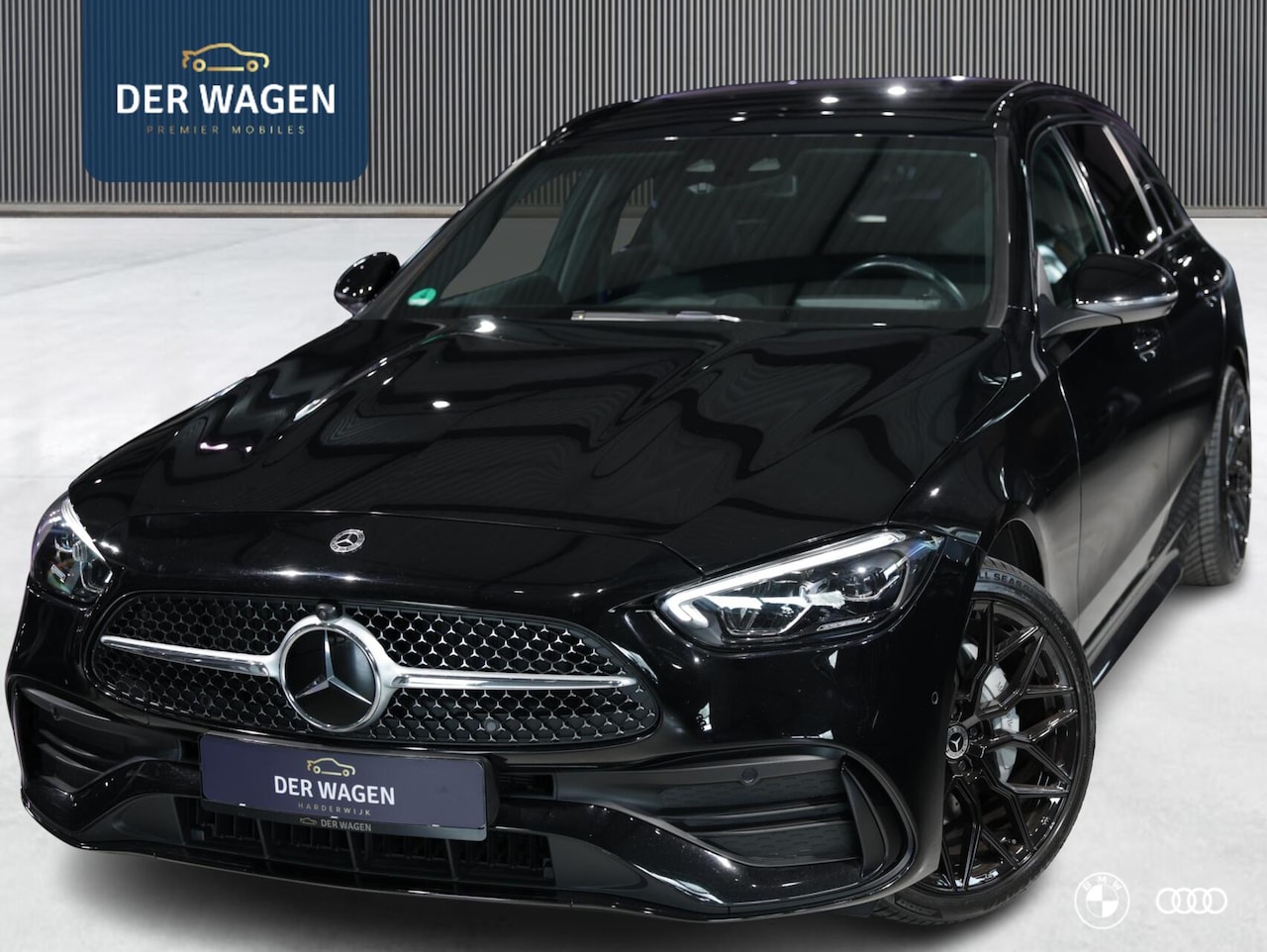 Mercedes-Benz C-klasse - C300 e AMG BLACK EDITION / PANODAK / ACC / WIDESCREEN / 19" - AutoWereld.nl