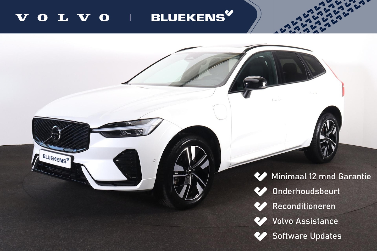 Volvo XC60 - T6 Recharge AWD Plus Dark - Panorama/schuifdak - IntelliSafe Assist & Surround - 360º Came - AutoWereld.nl